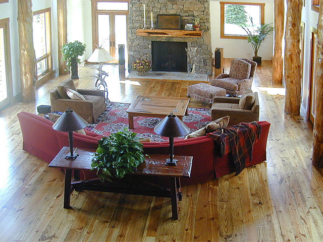 Southern Yellow Pine Living Room