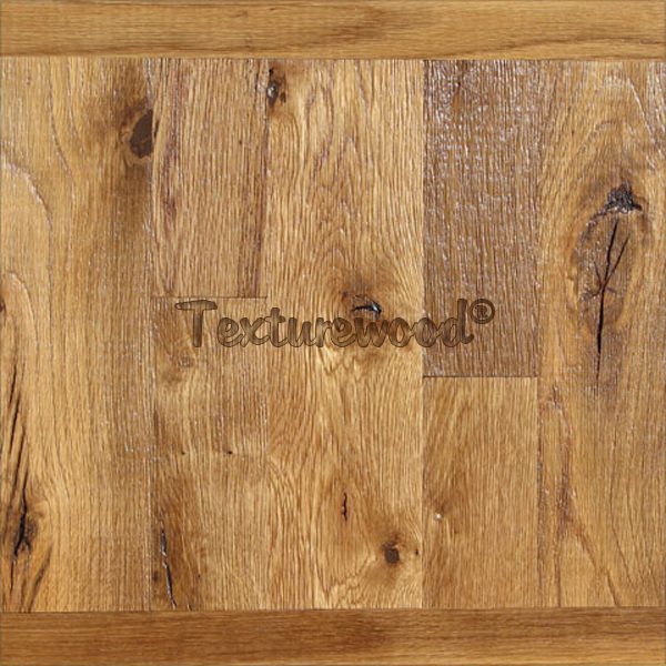 Wire Brushed White Oak Wood Sample-600x600