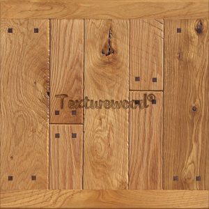 Red Oak w/ 3D Texture and Pegs