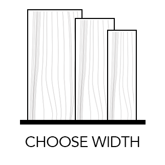 choose width